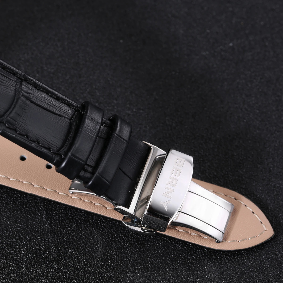 BERNY Luxury Automatic Mechanical Watch for Men Calendar Sapphire MIYOTA 9110 Dress Business Wristwatch High-end Men's Watches