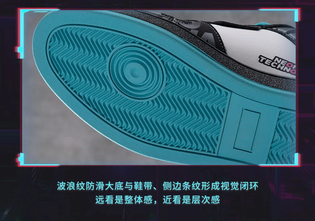 Moeyu Hatsune Miku Shoes for Women Men Vocaloid Cosplay Anime Man Sneakers Tennis Lace Up Sport Athletic Running Casual Shoes