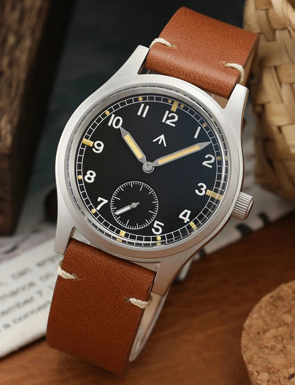 Militado D12 Quartz Watch Men VD78 Movement Domed Sapphire Crystal V2 Clear AR Coating Wristwatch 10Bar Water Resistance Watches