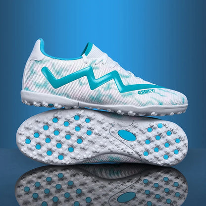 Mens Football Shoes Anti Slip Wear-resistant Grass Contest Training Youth Football Boots Light Five-a-side Soccer Shoes for Man