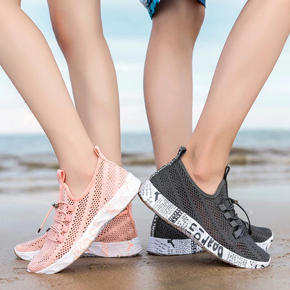 Men Women Aqua Shoes Wading Water Upstream Outdoor Sports Beach Sneakers Canyoning Camping Amphibious River Tracing Creek