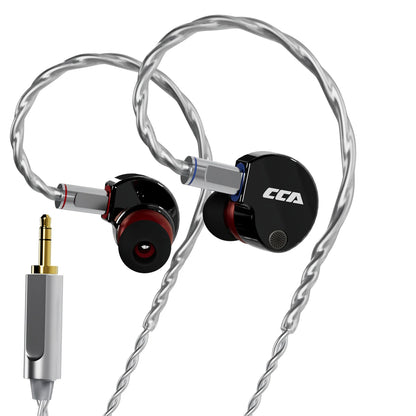 CCA Phoenix HiFi Earphones Dynamic Drive LCP Diaphragm Earphones Noise Cancelling Replaceable 2PIN Cable Gaming Wired Earphone