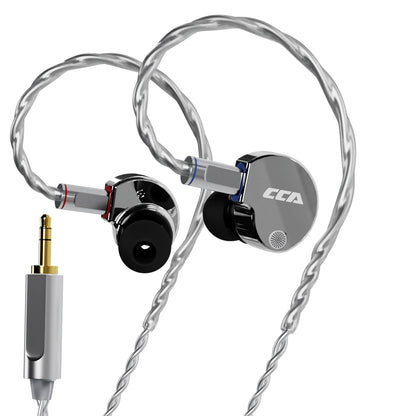 CCA Phoenix HiFi Earphones Dynamic Drive LCP Diaphragm Earphones Noise Cancelling Replaceable 2PIN Cable Gaming Wired Earphone