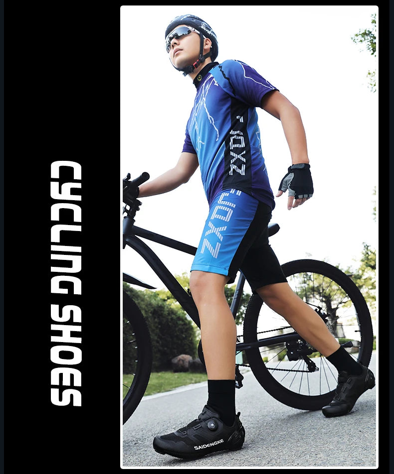 Unisex New Cycling Shoes Professional Lightweight Luxyry Original Road Rubber MTB Racing Bicycle Fashion Bike Street Sports