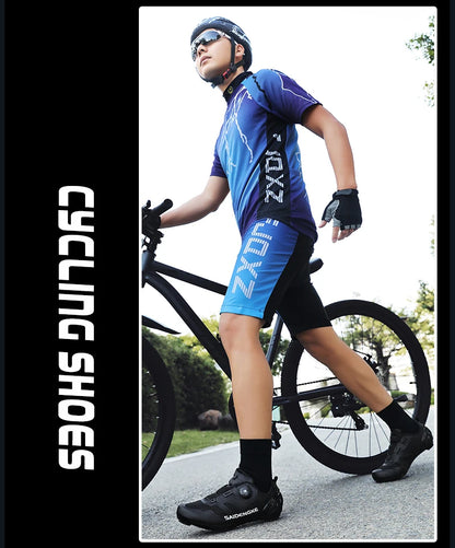 Unisex New Cycling Shoes Professional Lightweight Luxyry Original Road Rubber MTB Racing Bicycle Fashion Bike Street Sports