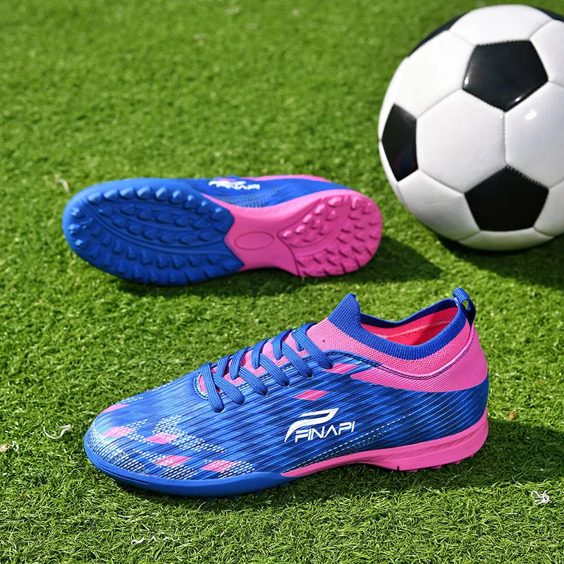 New Men High-quality Soccer Shoes Cleats Match Indoor Hot-selling Outdoor Football Boots Grass High-top Futsal Non-Slip Sneakers
