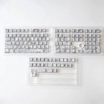 KYOMOT 135 Keys PBT Side Print Keycap Double Shot Cherry Profile Shine Through Keycaps for MX Switch Games Mechanical Keyboard