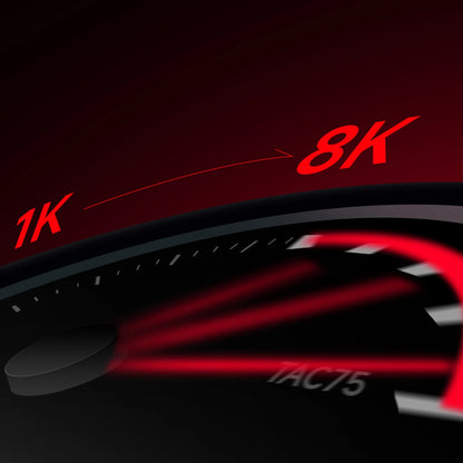 AKKO TAC75 HE Magnetic Switch Keyboard 75% Gaming Keyboard with Rapid Trigger, 8K Polling Rate, RGB Wired Custom Mechanical Keyboard for Esports