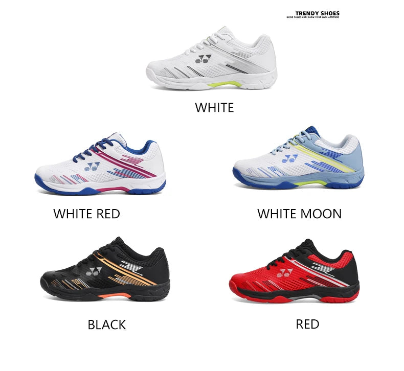New Professional Badminton Shoes Sneakers Mens Breathable Anti-slip Tennis Sport Shoes for Men Women Training Sneakers