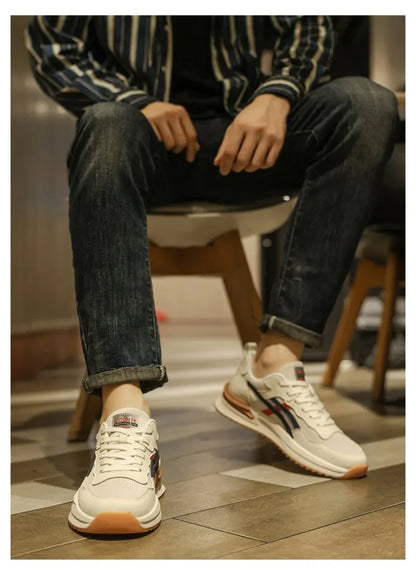 Men's Sneakers Breathable Casual Shoe Lace Up Sport Running Shoes for Men Tennis Shoes zapatos baratos liquidación envios gratis