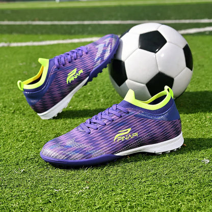 New Men High-quality Soccer Shoes Cleats Match Indoor Hot-selling Outdoor Football Boots Grass High-top Futsal Non-Slip Sneakers