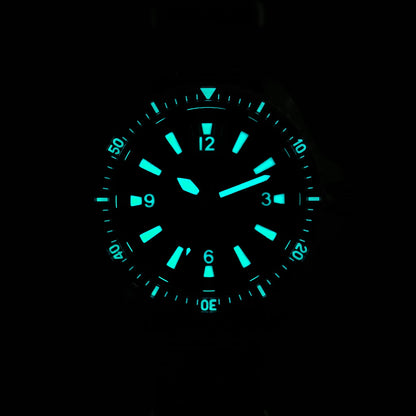 Watchdives WD1980 V3 38mm Men Watch Vintage VH31 Ronda 515 Sweep Seconds Quartz Movement Watches Luminous Sapphire Wristwatch