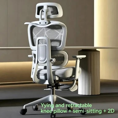 Ergonomic Office Chair Adjustable Recliner Gaming Computer Chair with Lumbar Support, 360° Swivel Wheels, Comfortable Executive Desk Chair