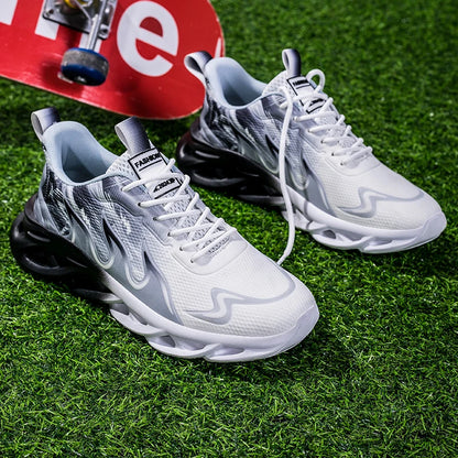 Men Running Shoes Breathable Mesh Sports Shoes Cushion Casual Sneakers Lightweight Comfortable Tennis Shoes﻿ Athletic Footwear