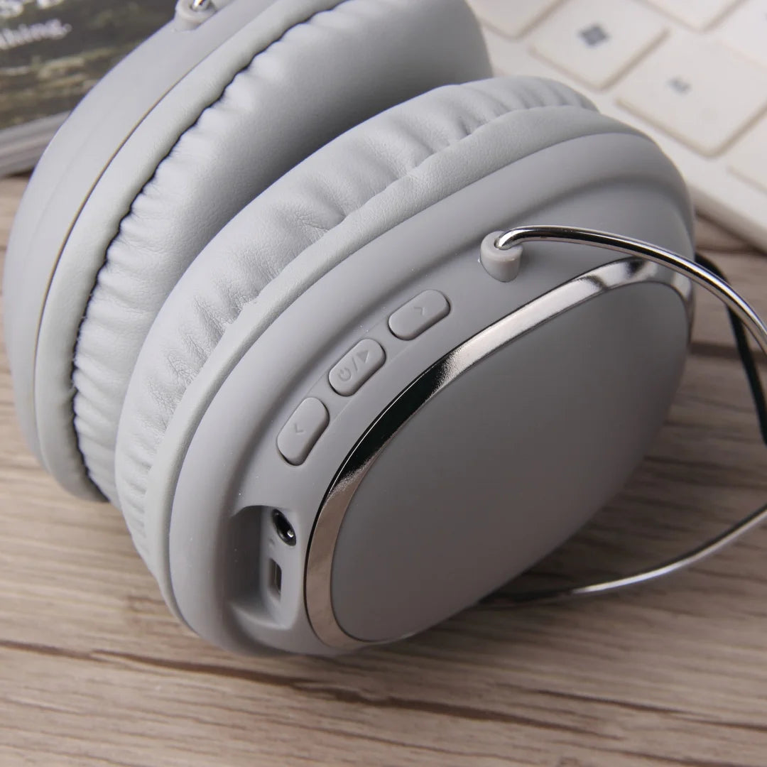 SODO SD-1004 Wireless Bluetooth 5.3 Headphones, Foldable HiFi Stereo Over-Ear Headphones with Mic, 40mm Driver, TF Card & FM Radio