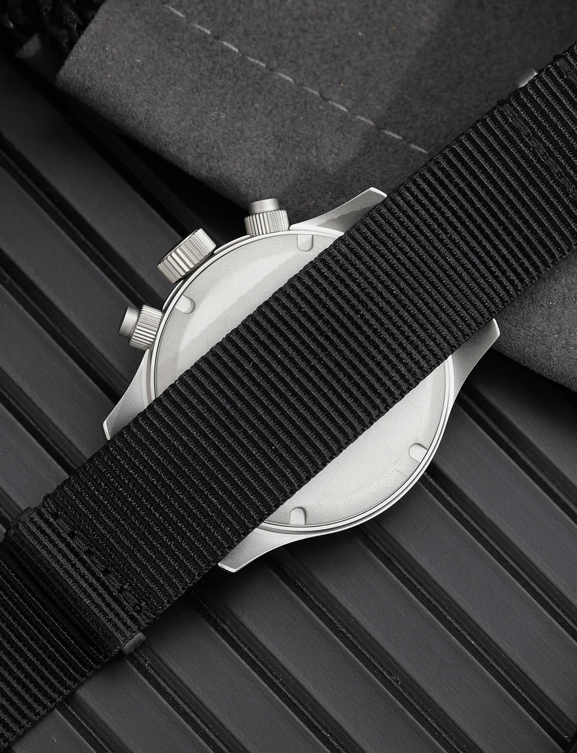 Militado ML1868 Watch - VK61 Quartz Movement 100m Waterproof Watches Men Stainless Steel Chronograph Sapphire Crystal Wristwatch