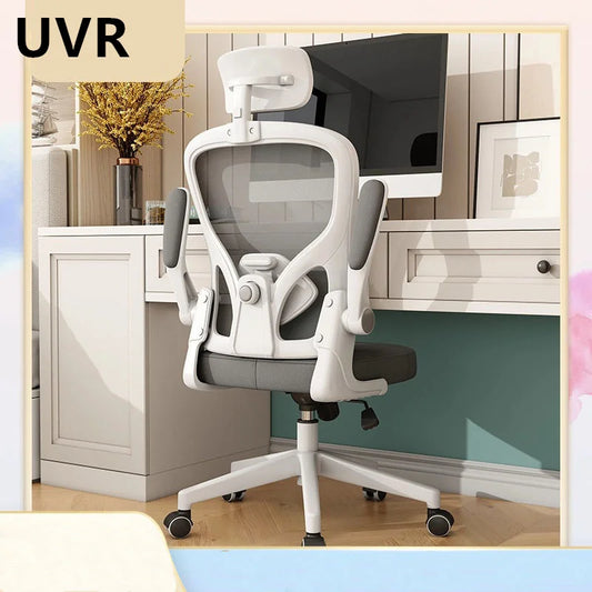 UVR Gaming Chair Ergonomic Computer Chair with Adjustable Armrests, Reclining Backrest, Mesh Office Chair, Comfortable Executive Swivel Chair for Gaming & Work