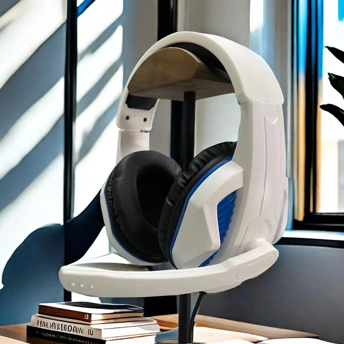 H4 Wired Gaming Headphones with Microphone, PS4 Computer Headset, Music Headphones with 3.5mm Jack, Online Course & Conference Audio Headphones