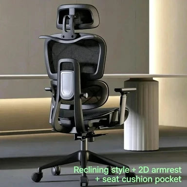 Ergonomic Office Chair Adjustable Recliner Gaming Computer Chair with Lumbar Support, 360° Swivel Wheels, Comfortable Executive Desk Chair