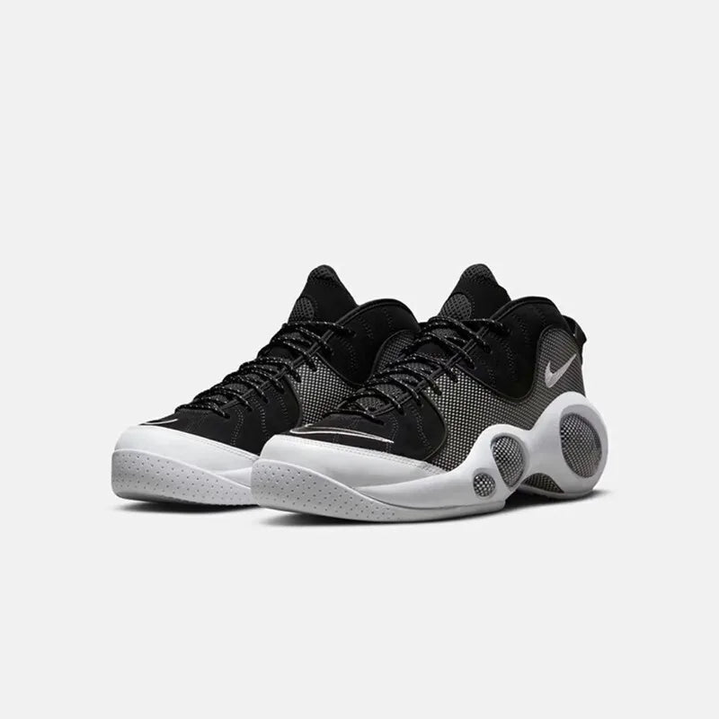 Nike Casual Men's Shoes Air Zoom Flight95 Basketball Shoes Black & White Big Eyes DM0523-001