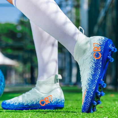 Autumn Hot Selling Shock-absorbing Adult Football Shoes Soft and Stable Sports Shoes Rebound Wrapped Lightweight Nail Shoes