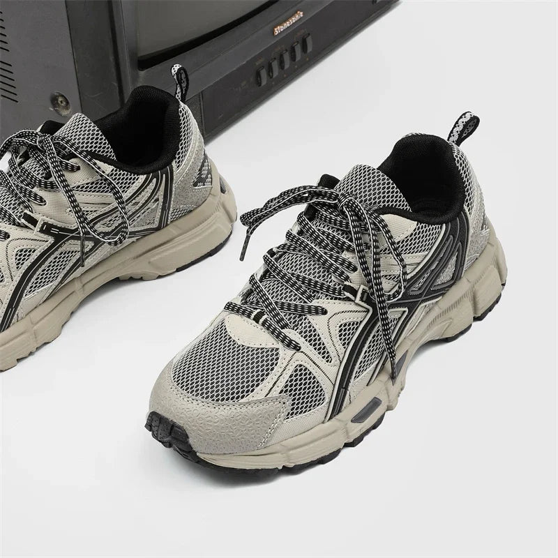 New Men Casual Shoes Outdoor Breathable Running Fashion Walking Leisure Lace-up Jogging Loafers Brand Sneakers Blade Comfortable