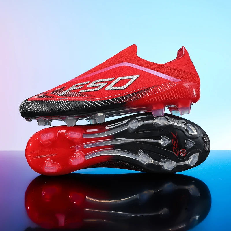 New Men Soccer Shoes Football Boots Non-Slip Boys Sneakers Hot-selling Grass Cleats High-quality Match Outdoor High-top Light