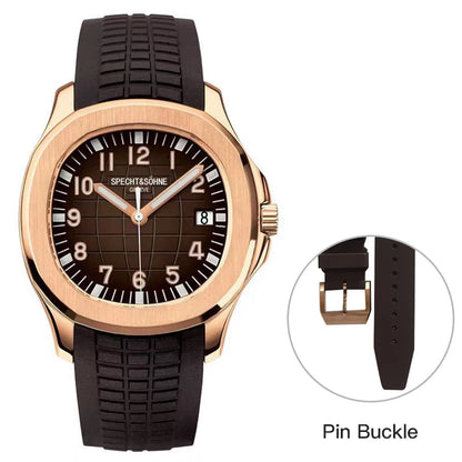 Specht&Sohne Brand Automatic Mechanical Watches Sports Wristwatches Green Sapphire Luminous 50M Waterproof  Relogio Masculino