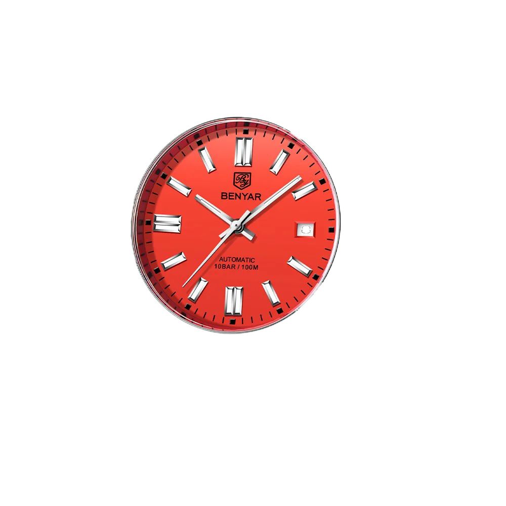 BENYAR New BY-5185M Luxury Automatic Watch 10Bar Waterproof Stainless Steel Men's Mechanical Watch Men's Sports Watch
