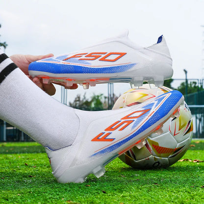 New Men Football Boots Non-Slip Boys Outdoor Hot-selling Soccer Shoes Grass Match Sneakers High-quality Cleats High-top Light