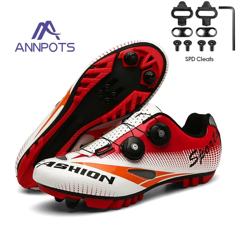2023 New Road Bicycle Shoes Men Cycling Sneakers MTB Cleats Route Cleat Dirt Bike Speed Flat Sports Racing Women SPD Pedal Shoes