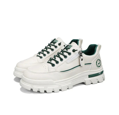 Men's Casual Sports Outdoor Hiking Trendy Fashion Street Comfortable Men's Thick Soled Board Shoes