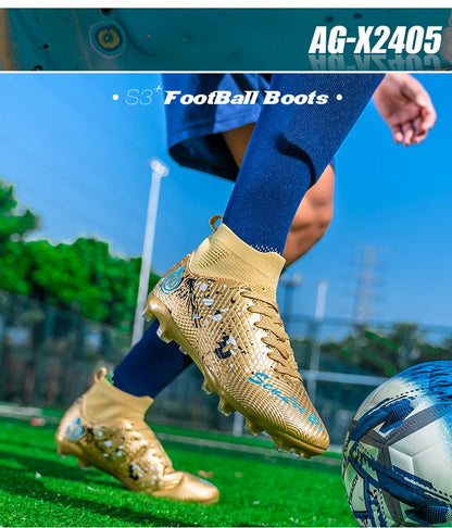 High Quality Soccer Cleats for Men Soccer Shoes Society Boys Football Boots Children Football Shoes Sneakers Unisex Soccer Boots