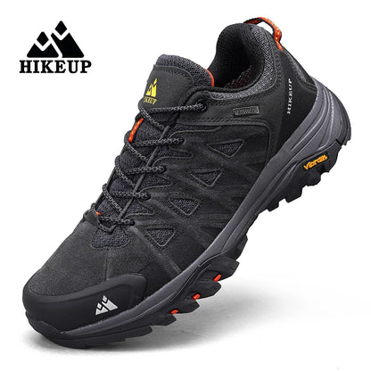 HIKEUP módní outdoorová obuv, pánské sportovní trekové boty do hor a na kempování, neklouzavé a odolné proti opotřebení