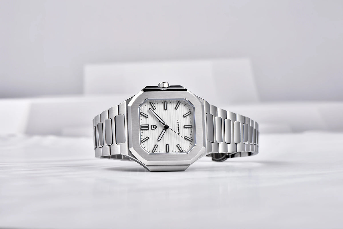 2026 New PAGANI DESIGN Square Quartz Luxury Watch For Men AR Sapphire Mirror Japan Movt Man watch Luminous 316L All Steel Watch