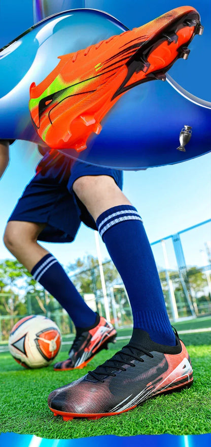 Men's New Non-Slip Soccer Shoes Training FG Top Quality Sneakers Football Boots Cleats Wholesale Drop Shipping Unisex Adult