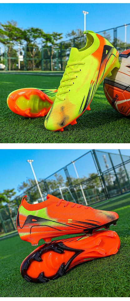 Men's New Non-Slip Soccer Shoes Training FG Top Quality Sneakers Football Boots Cleats Wholesale Drop Shipping Unisex Adult