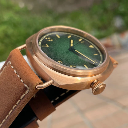 STEELFLIER Official SF760S Luxury Bronze Mechanical Watch NH35 Movt Sapphire Crystal Swiss Luminous 20Bar Waterproof Wristwatch