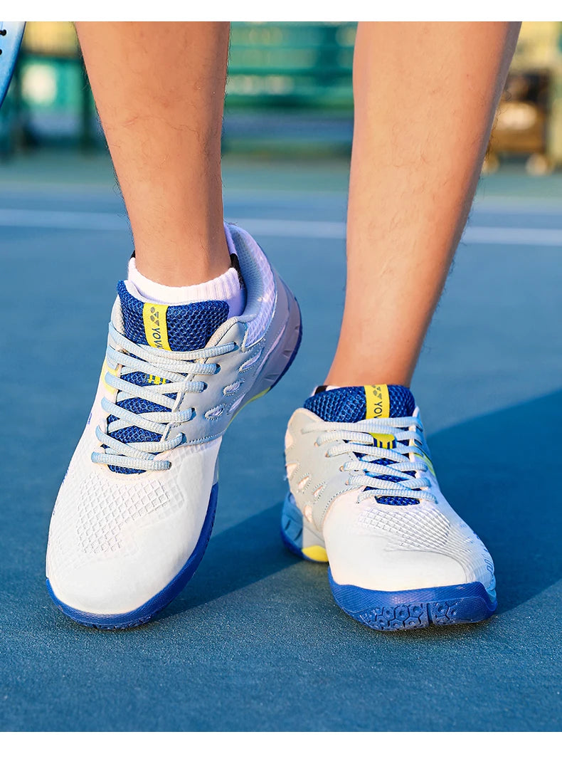 New Professional Badminton Shoes Sneakers Mens Breathable Anti-slip Tennis Sport Shoes for Men Women Training Sneakers