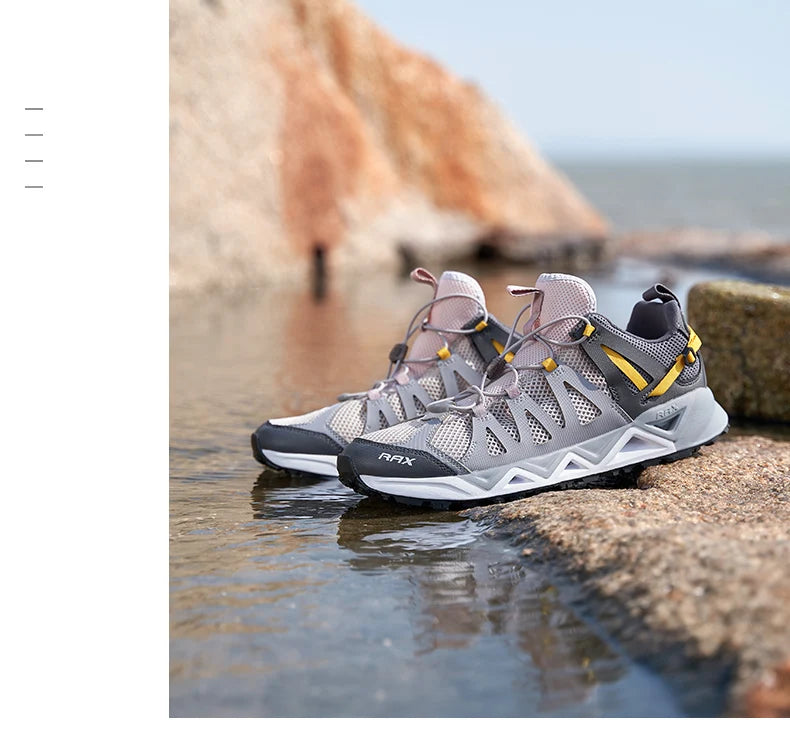 RAX New Men Women Summer Hiking Shoes Breathable Upstream Shoes Trekking Aqua Shoes Outdoor Fishing Camping Sneaker Men