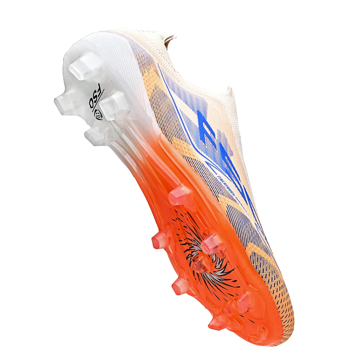 Breathable football shoes for men, FG/AG long nail artificial turf anti slip sports shoes, a must-have for fans