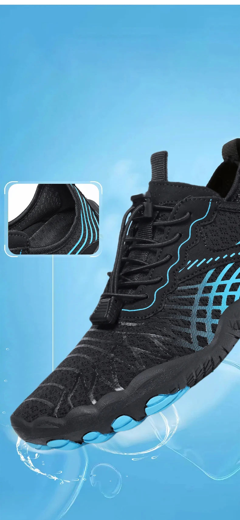 Neutral Comfort Barefoot Shoes Water Sports Shoes Fitness Running Fitness Shoes Outdoor Beach Quick Drying Breathable Shoes