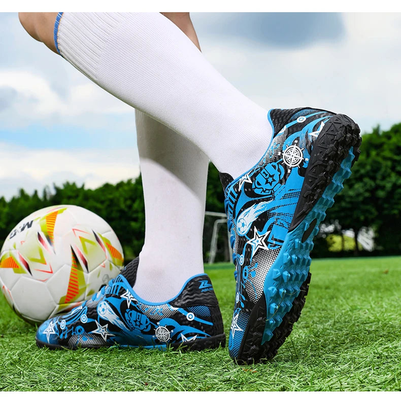 New Men Soccer Shoes Boys Original Football Shoes TF/AG Indoor Professional Football Field Boots Society Cleats Sneaker Non Slip