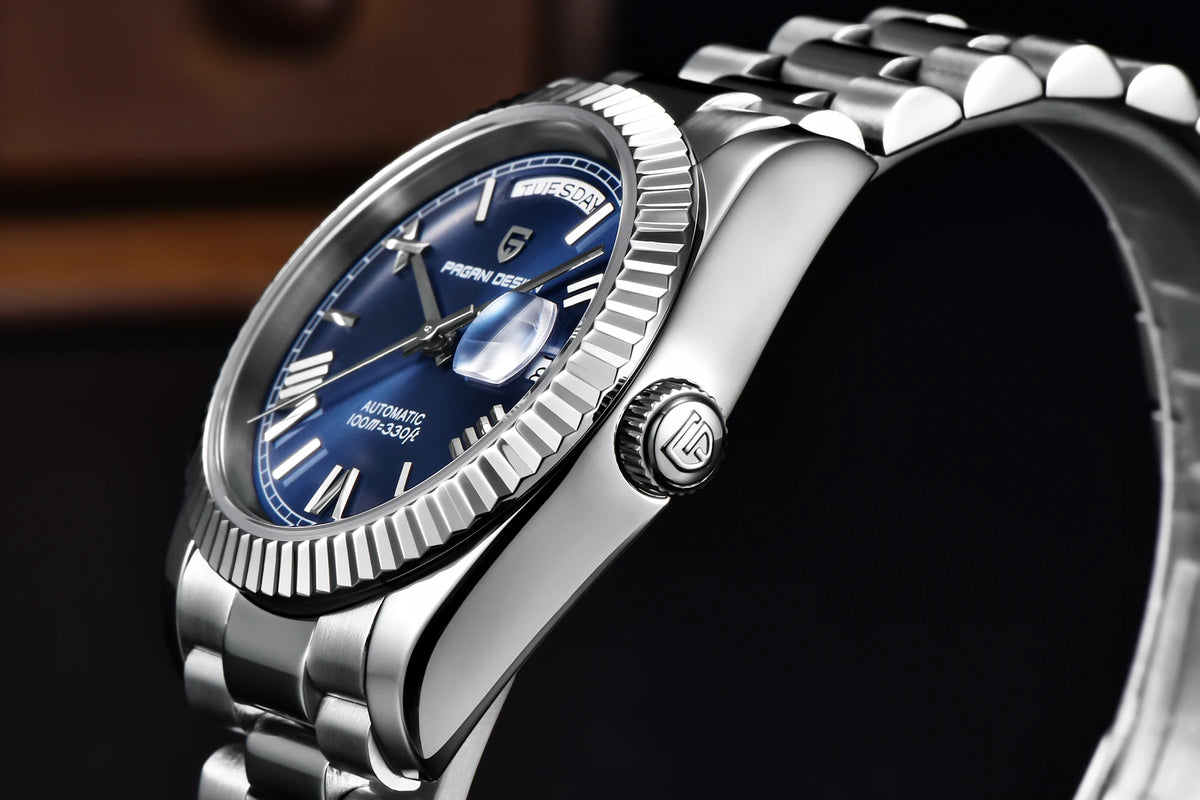 2025 New PAGANI DESIGN Men's Watch DD36 Rose Gold Luxury Automatic Watch For Men Mechanical Wristwatches Sapphire Mirror Clock
