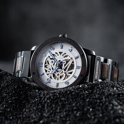 Automatic Mechanical Watch BOBO BIRD New Top Business Men Wooden Wristwatch Unique Custom Engraved Watches Christmas Gift Box