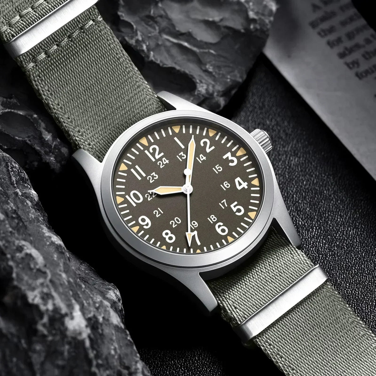 MILITREK 2026 New Military Retro Men'S VH31 Quartz Watch 37mm Sapphire Stainlesssteel 100m Waterproof C3 Luminous Reloj Hombre