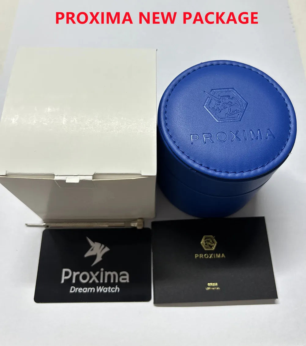 Proxima PX1752 Mechanical Men's Watch 9015 Movement Oil Pressure Business Luxury Men Watches Sapphire Glass 10Bar