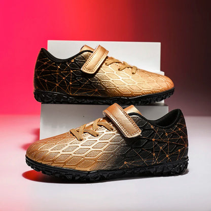 New Men Soccer Shoes Girls Cleats Outdoor Match Training Sport Football Boots Long Spikes Comfortable Breathable Boys Non Slip