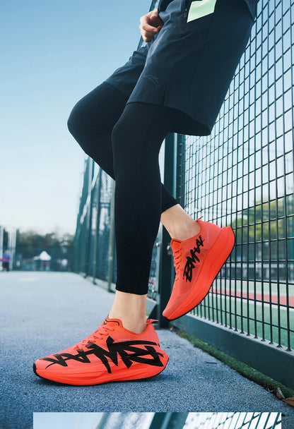Men's Running Shoes Outdoor Mesh Luxury shoes Couple Off-road Sneakers Cushioning Breathable Trainer Shoes Race Non-Slip Fashion