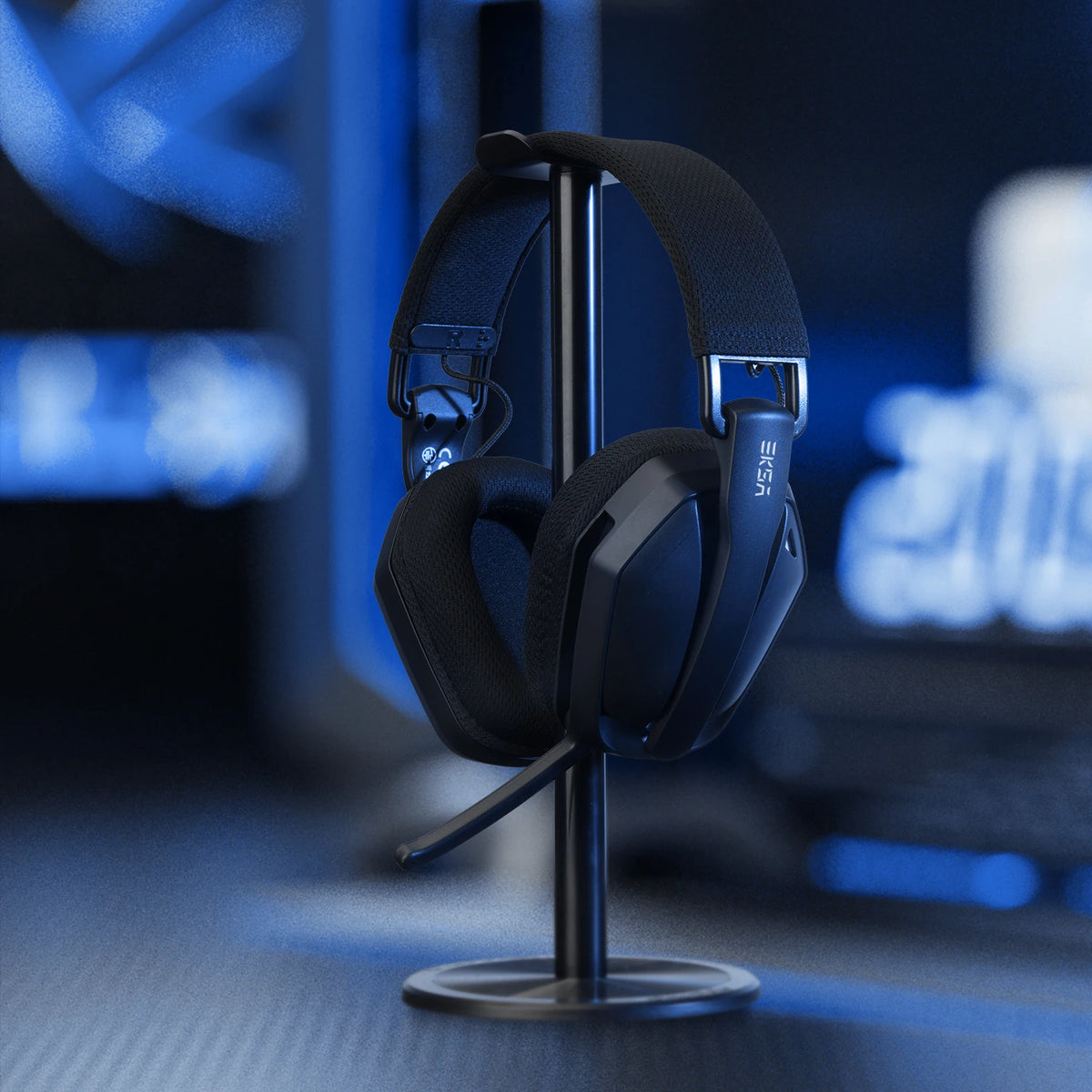 Auscultadores Gaming Sem Fios Tri-Mode EKSA G19BT – Bluetooth 5.4, Auscultadores Gaming 2.4GHz de Baixa Latência com Microfone para PC, PS5, Xbox